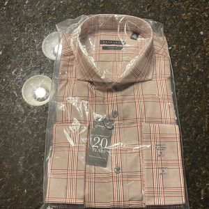 NWT Sean John Regular Tailored Fit Button Down Shirt Size 18 36/37